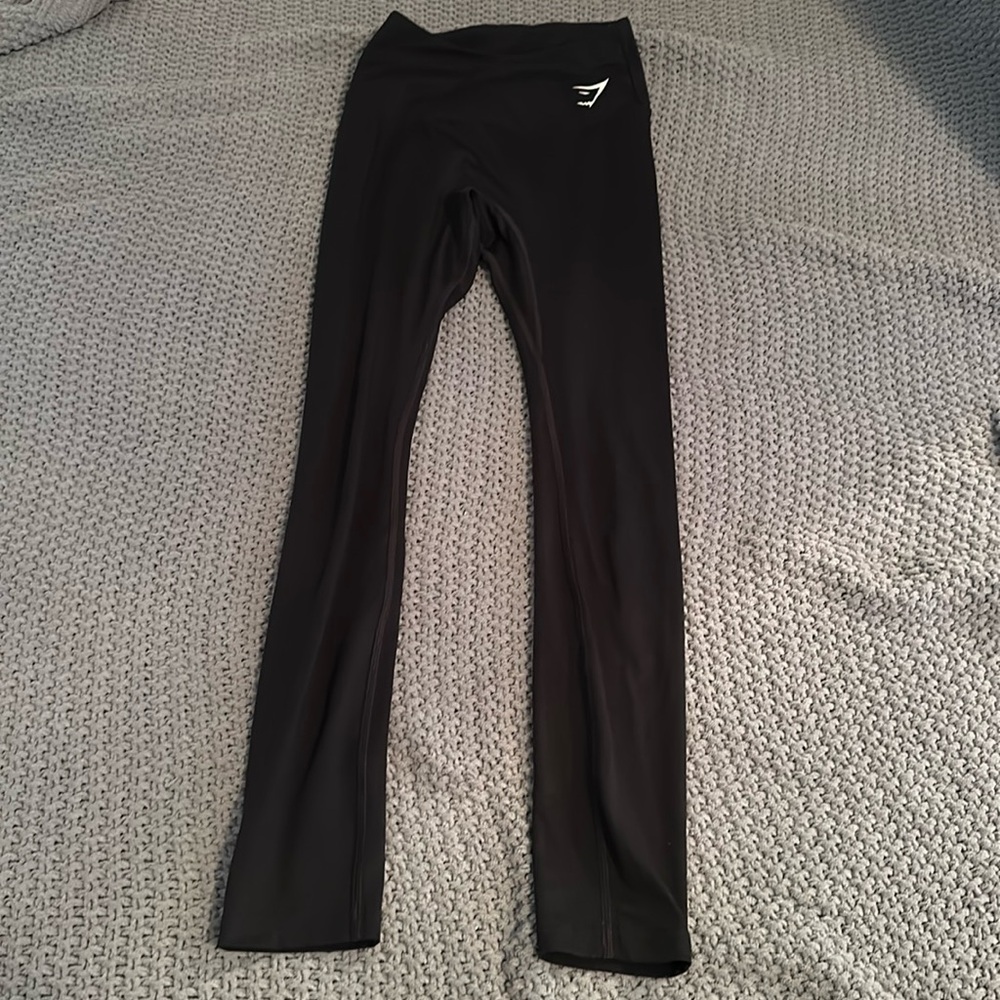 gymshark leggings, black, size xs